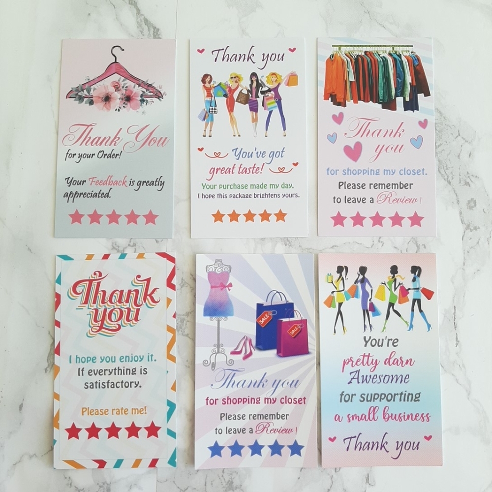 50 Thank You Cards